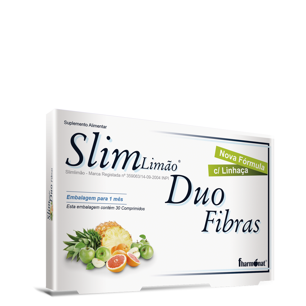 Slim Limão Duo Fibras (30 Comp.)