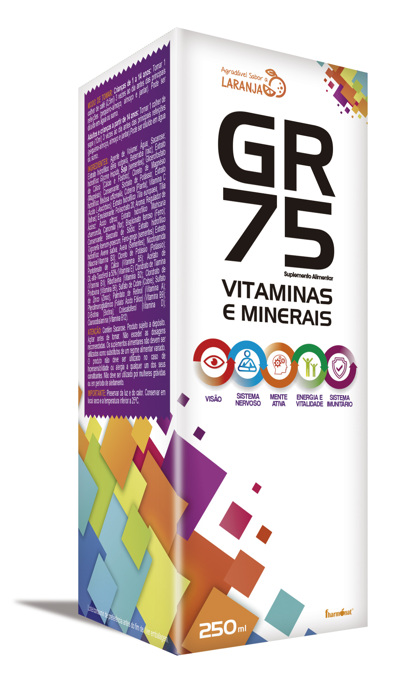 GR 75 Vitaminas e Minerais 250ml