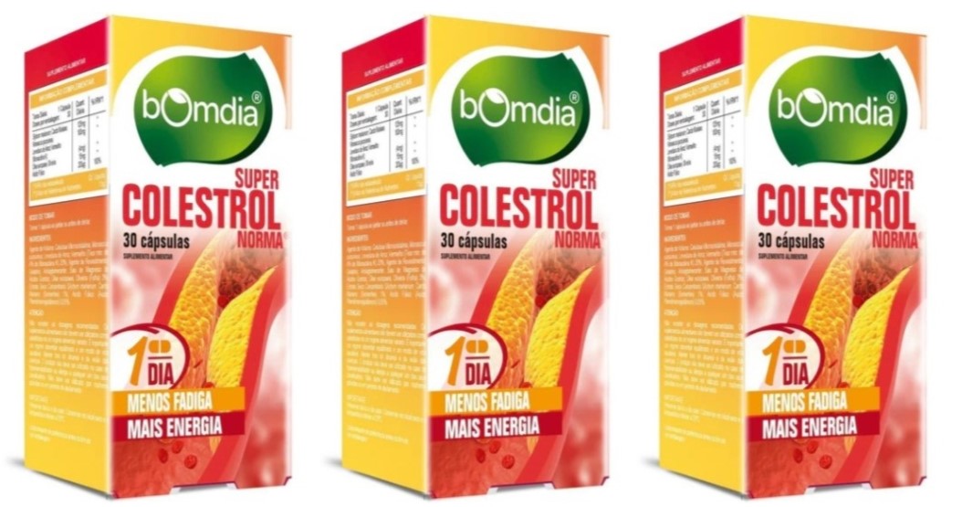 Bomdia Colesterol 30 Cáps. (Pack 3)