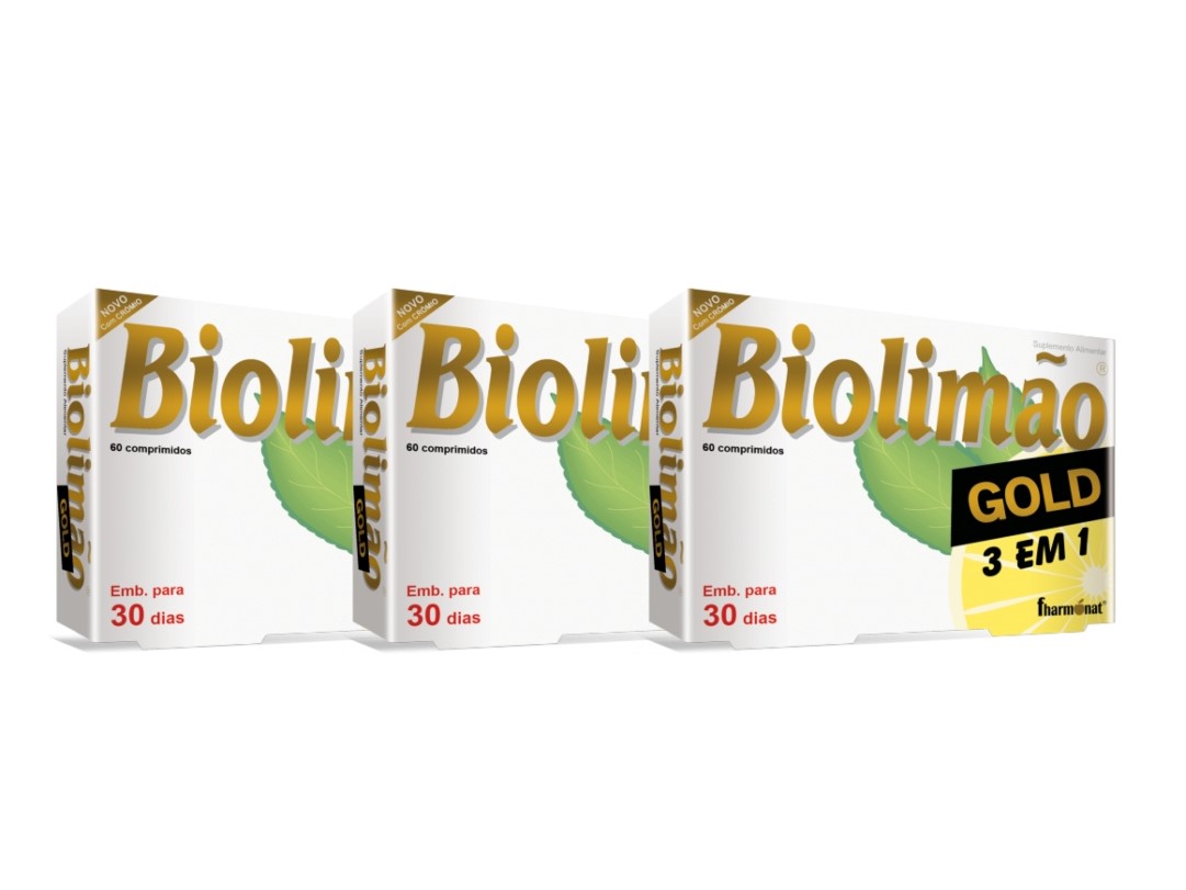 Biolimão Gold Comprimidos Pack 3