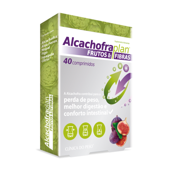 Alcachofra Plan Frutos e Fibras (40 Comp.)